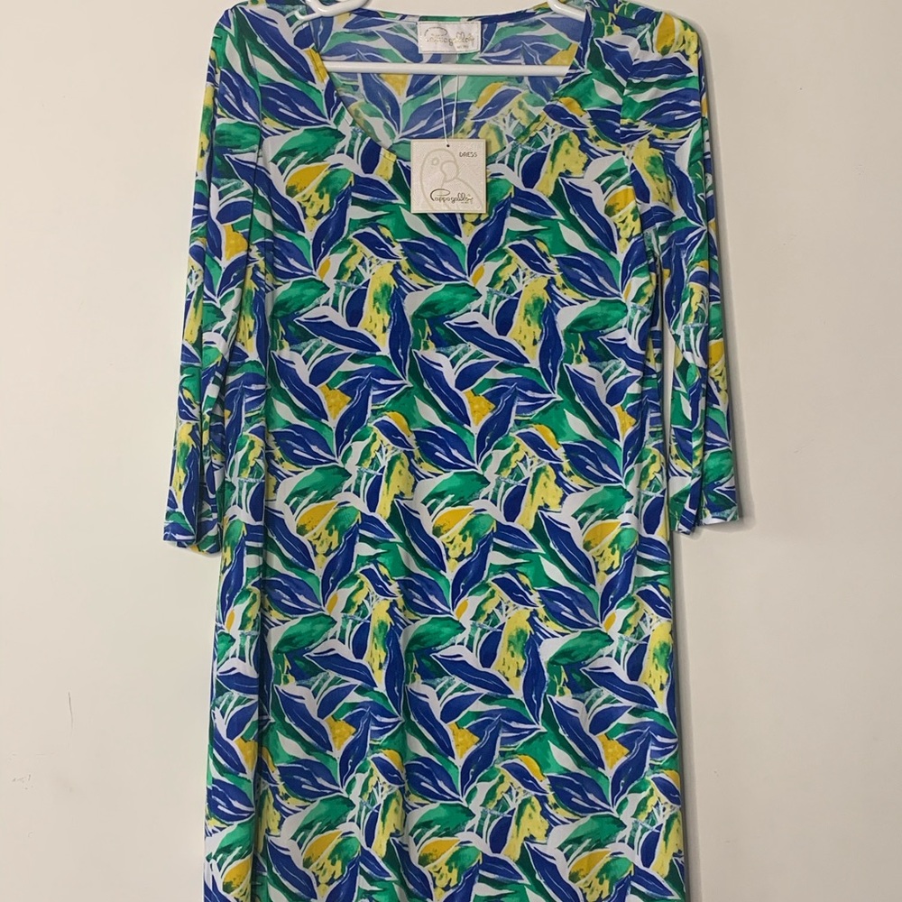 Pappagallo NWT multicolor Dress Size L